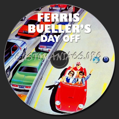 Ferris Bueller's Day Off blu-ray label