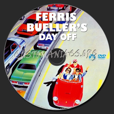 Ferris Bueller's Day Off dvd label