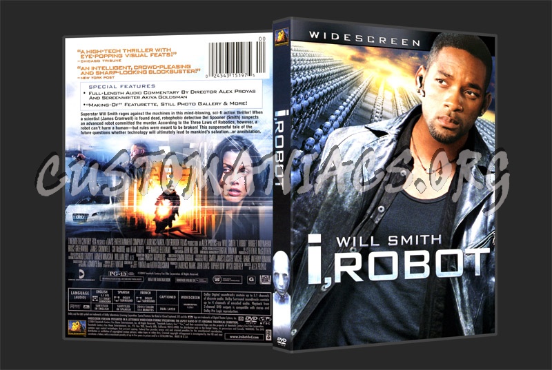 I, Robot dvd cover