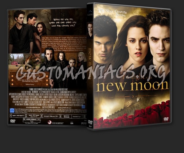 Twilight Saga : New Moon dvd cover