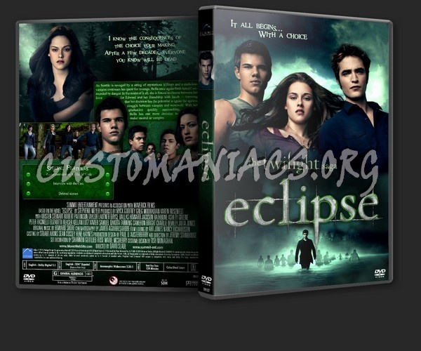 Twilight Saga : Eclipse dvd cover