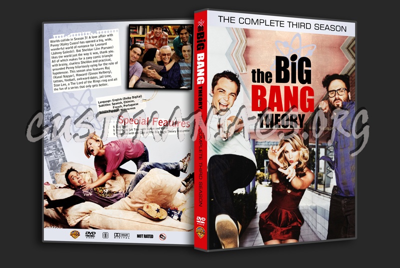 The Big Bang Theory Season 3 dvd cover