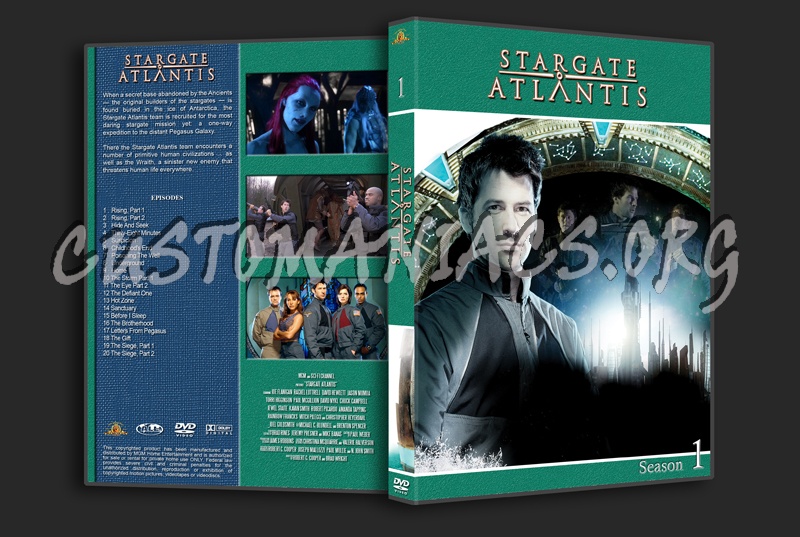 Stargate Atlantis dvd cover