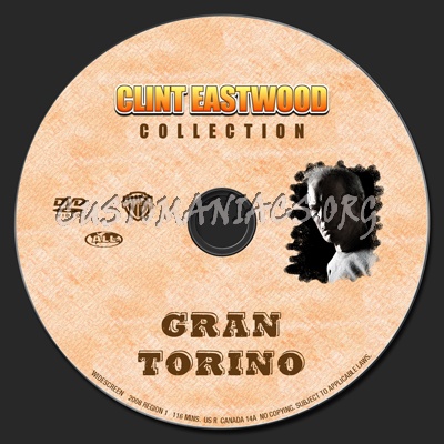 Gran Torino dvd label