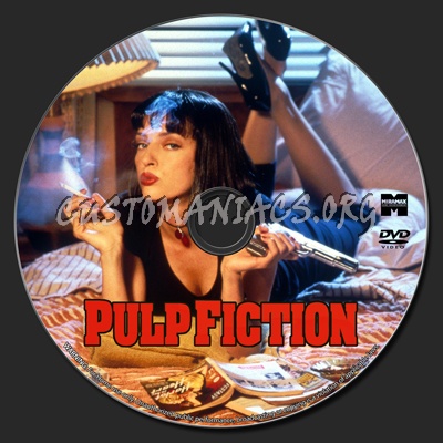 Pulp Fiction dvd label
