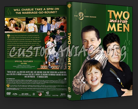 Two And a Half Men Season 3 dvd cover
