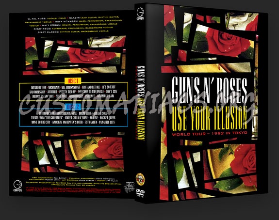 Guns N' Roses - Use your illusion I & II dvd cover