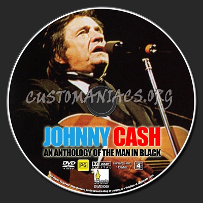 Johnny Cash - An Anthology Of The Man In Black dvd label