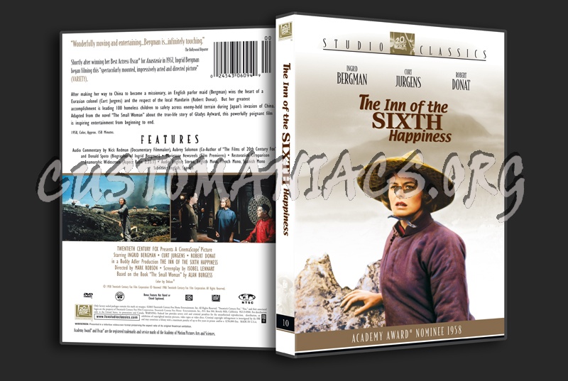 The Inn of the Sixth Happiness dvd cover