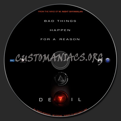 Devil blu-ray label