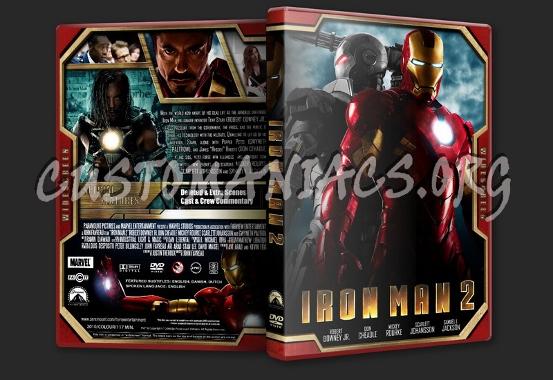 Iron Man 2 dvd cover