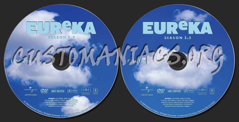 Eureka Season 3 5 Dvd Label Dvd Covers Labels By Customaniacs Id Free Download Highres Dvd Label