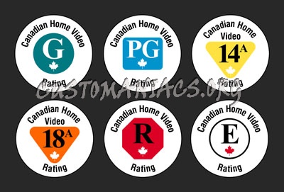 Canadian Home Video Rating logos 