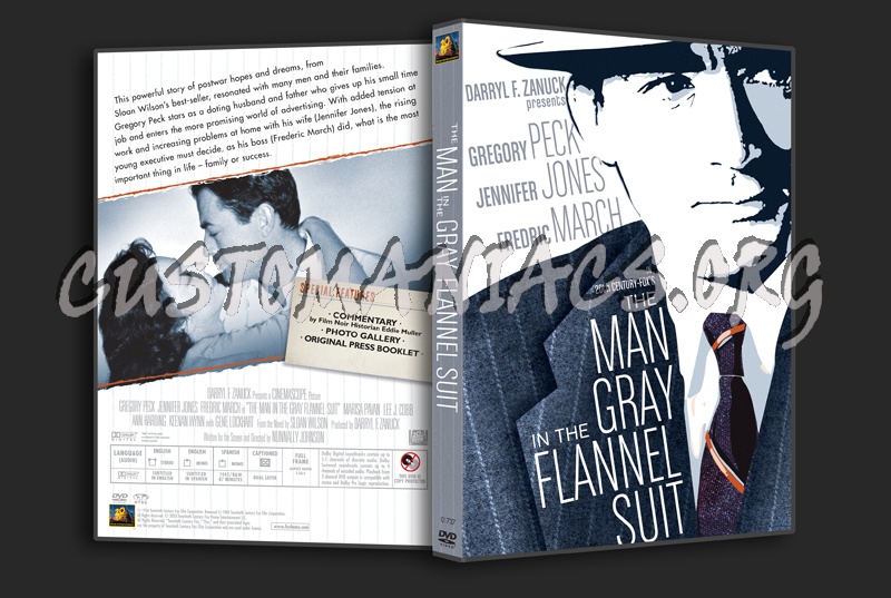 The Man in the Flannel Gray Suit dvd cover