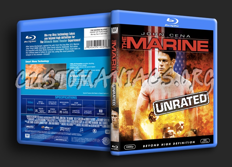 The Marine blu-ray cover