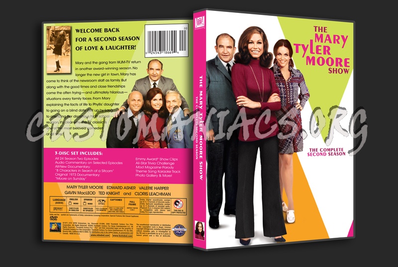 The Mary Tyler Moore Show Season 2 dvd cover