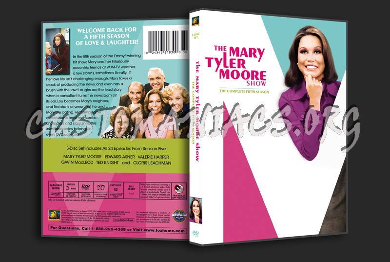 The Mary Tyler Moore Show Season 5 dvd cover