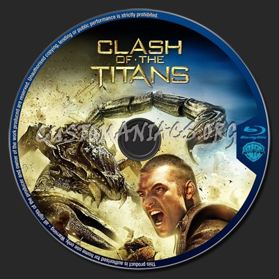 Clash of the Titans blu-ray label