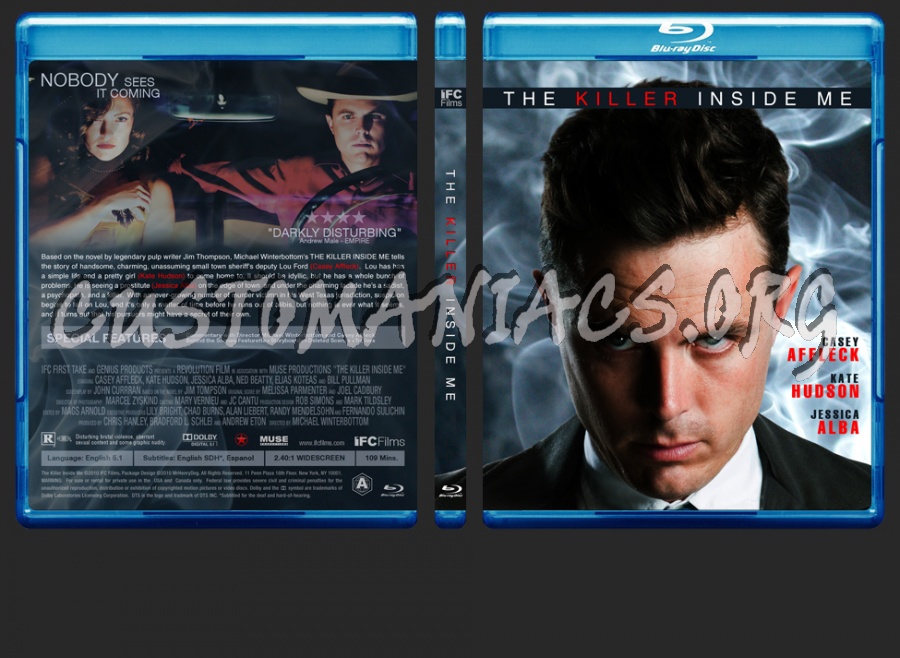 The Killer Inside Me blu-ray cover