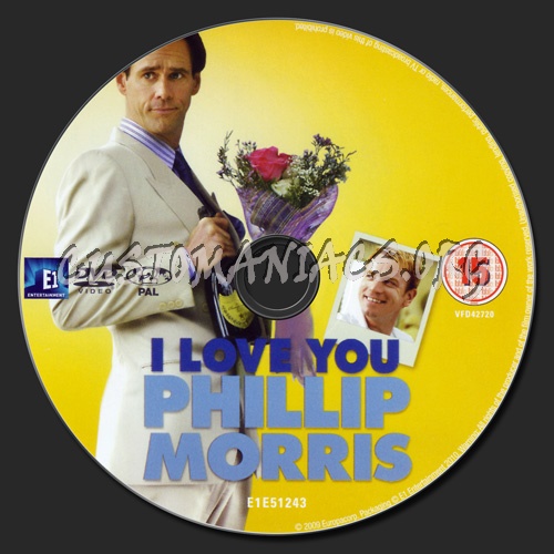 I love You Phillip Morris dvd label