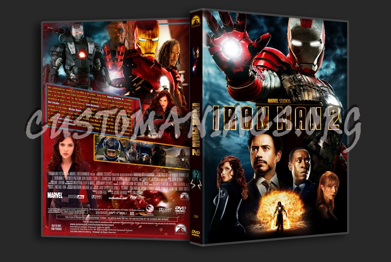 Iron Man 2 dvd cover