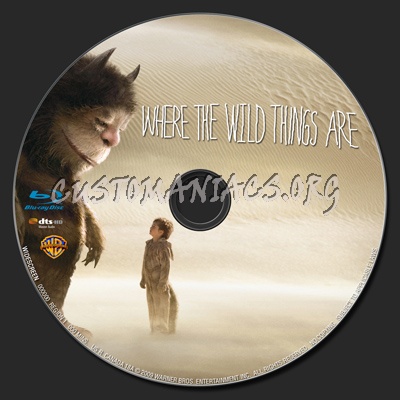Where The Wild Things Are blu-ray label