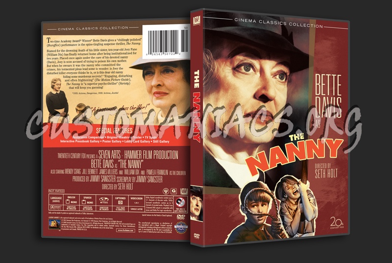 The Nanny (1967) dvd cover