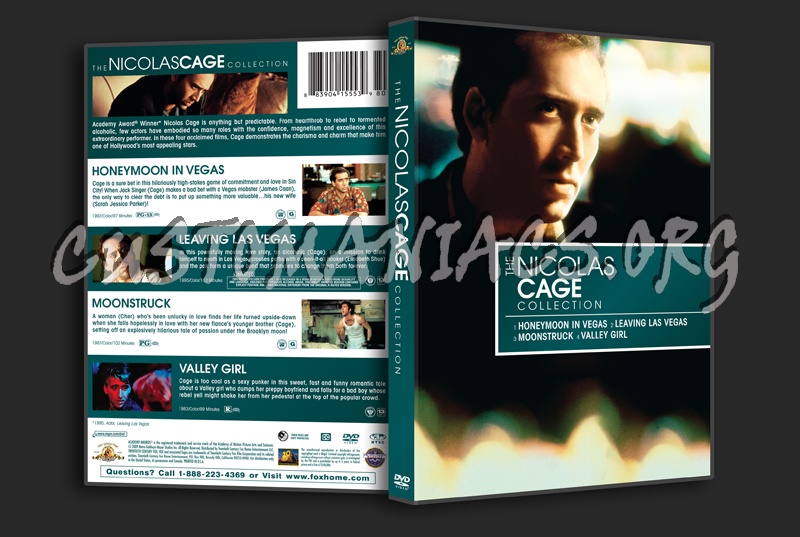 The Nicolas Cage Collection dvd cover