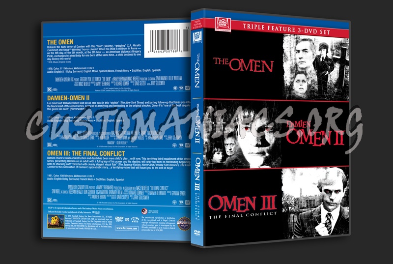 The Omen Trilogy dvd cover