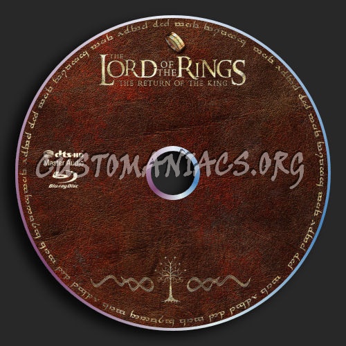 The Lord of the Rings: The Return of the King blu-ray label