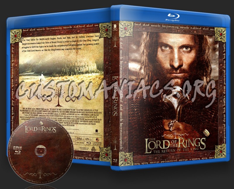 The Lord of the Rings: The Return of the King blu-ray cover