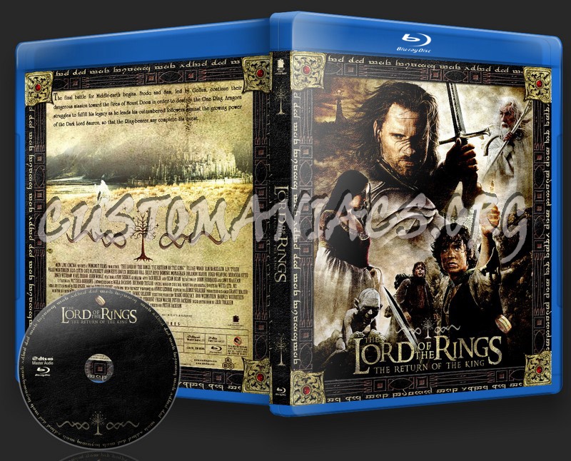 The Lord of the Rings: The Return of the King blu-ray cover