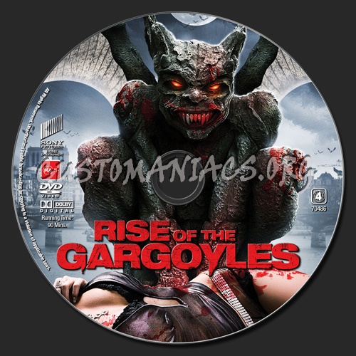 Rise Of The Gargoyles dvd label