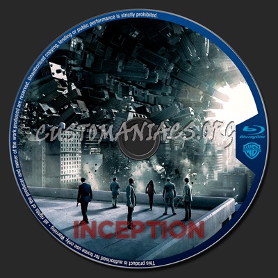 Inception blu-ray label