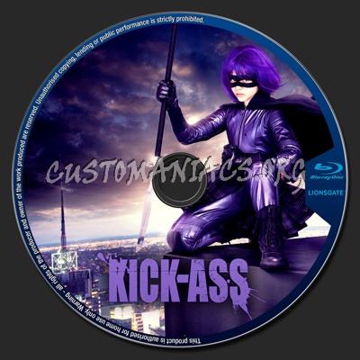 Kick-Ass blu-ray label
