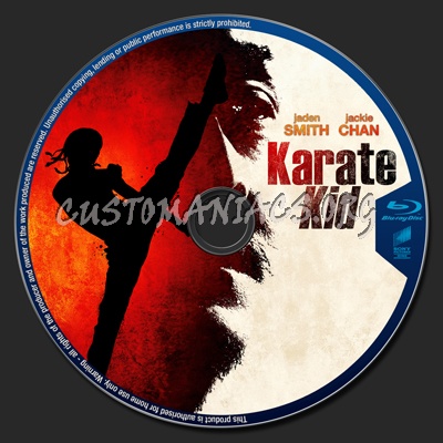 The Karate Kid blu-ray label