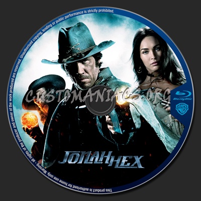 Jonah Hex blu-ray label