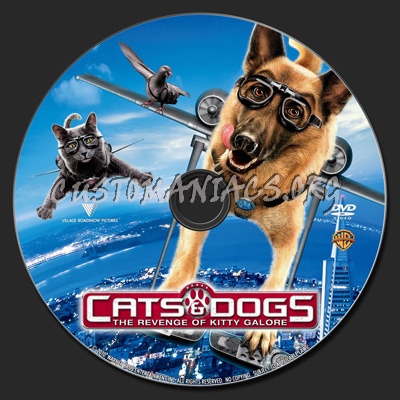 Cats & Dogs The Revenge of Kitty Galore dvd label