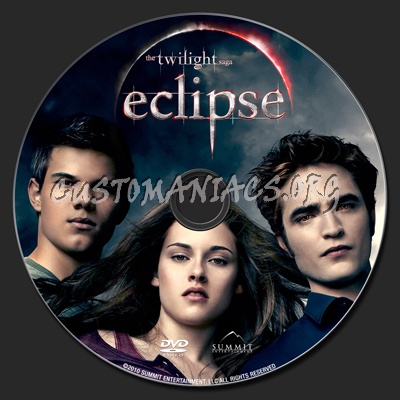 The Twilight Saga: Eclipse dvd label