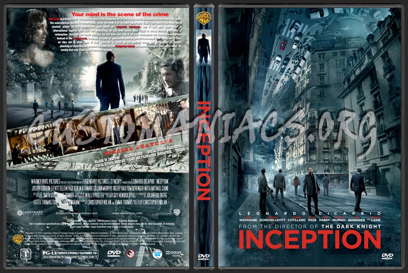 Inception dvd cover