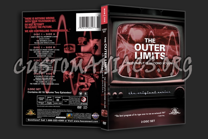 The Outer Limits Season 2 dvd cover