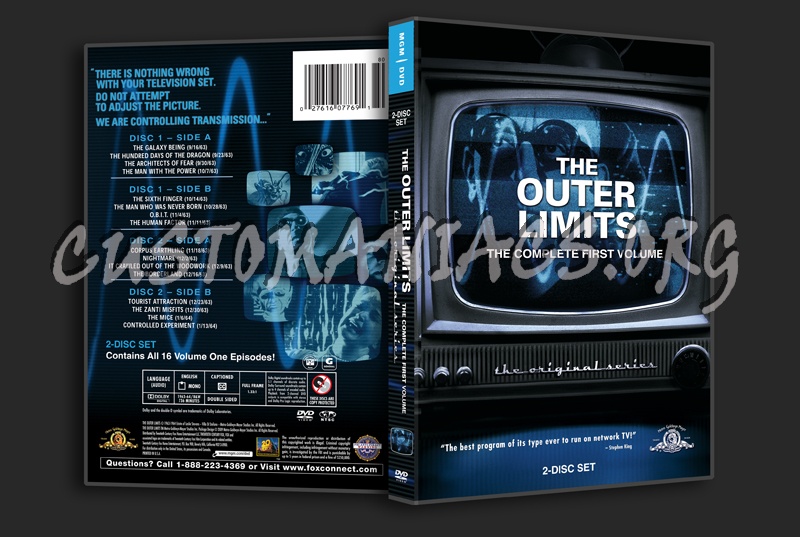 The Outer Limits Volume 1 dvd cover