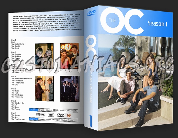 The O.C. Season 1-4 dvd cover