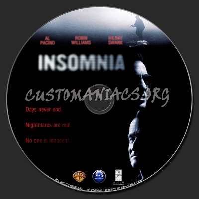 Insomnia blu-ray label