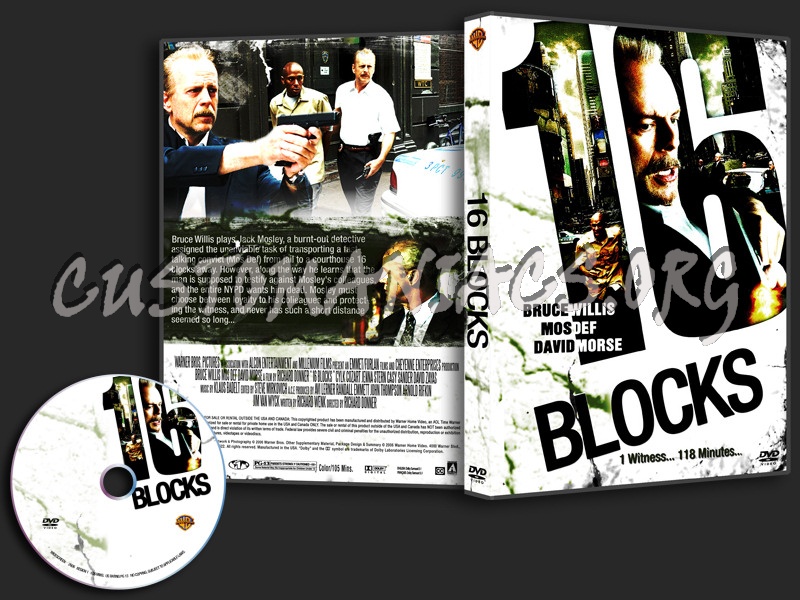 16 Blocks dvd cover