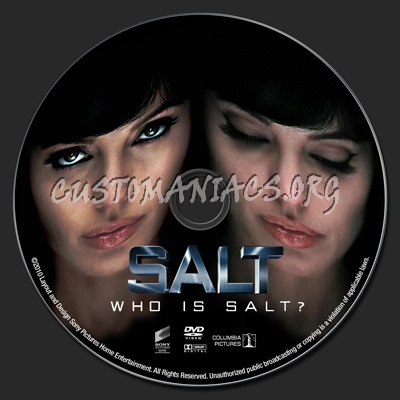 Salt dvd label