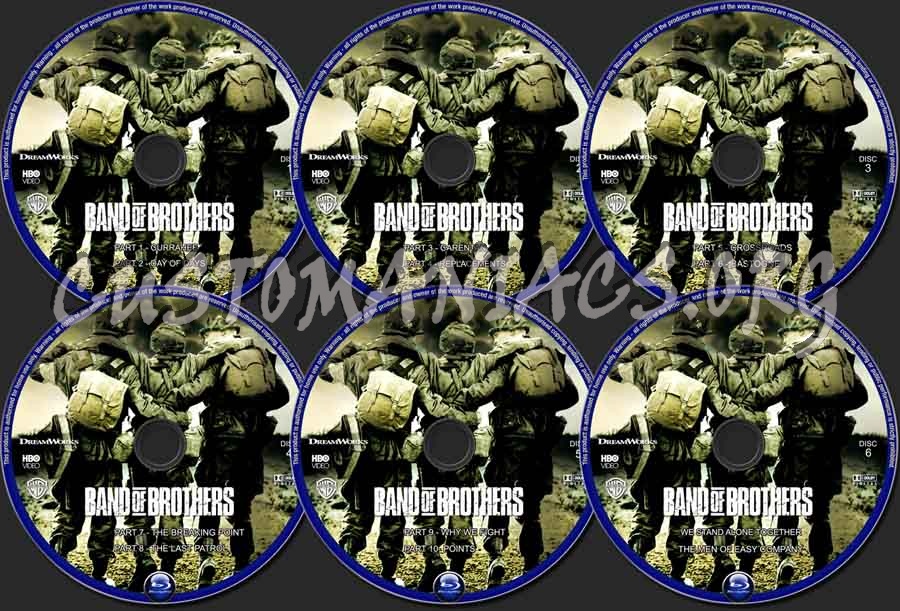 Band of Brothers blu-ray label