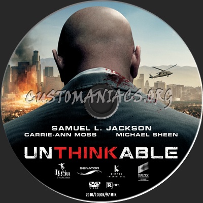 Unthinkable dvd label