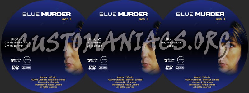Blue Murder - Set 1 dvd label