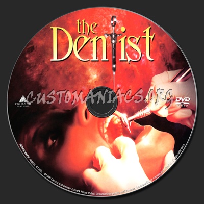 The Dentist dvd label